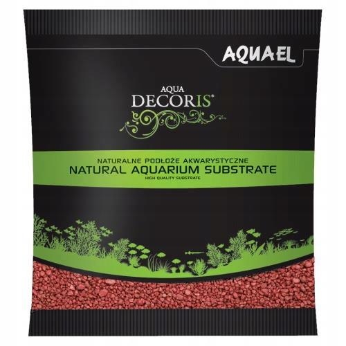 AQUAEL ŻWIREK AQUA DECORIS CZERWONY 1KG