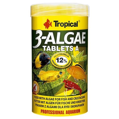TROPICAL 3-ALGAE TABLETS A 50ML/36G ca. 80 szt.