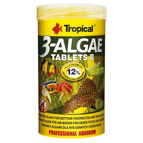 TROPICAL 3-ALGAE TABLETS B 250ML/150G ca. 830 szt.