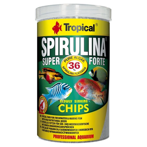 TROPICAL SUPER SPIRULINA FORTE CHIPS 100ML/52G