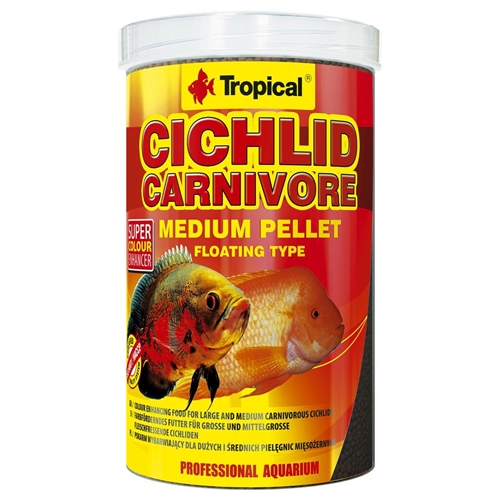 TROPICAL CICHLID CARNIVORE MEDIUM PELLET 1000ML/360G