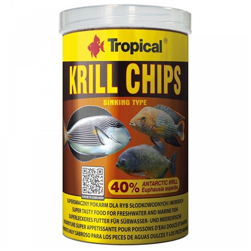 TROPICAL KRILL CHIPS 250ML/125G