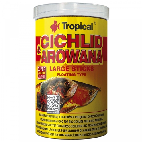 TROPICAL CICHLID & AROWANA LARGE STICKS 250ML/75G