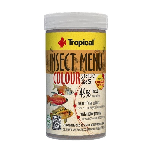 TROPICAL INSECT MENU COLOUR GRANULES SIZE S 250ML/135G