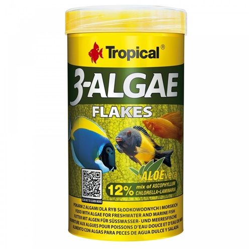 TROPICAL 3-ALGAE FLAKES 100ML/20G