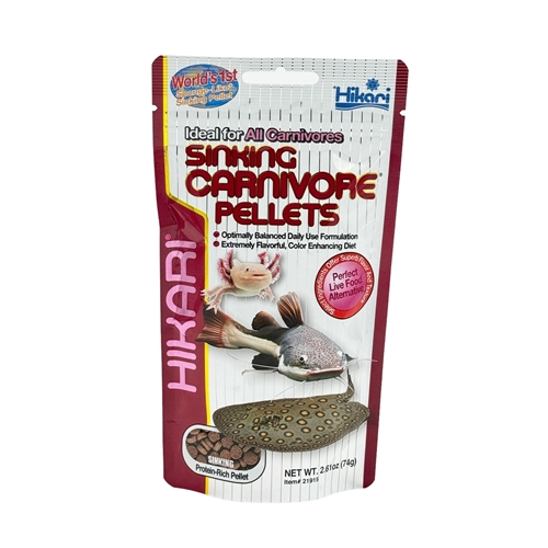Sinking Carnivore Pellets 74g