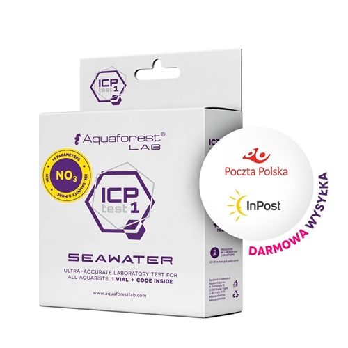 Aquaforest ICP test 1 - Seawater