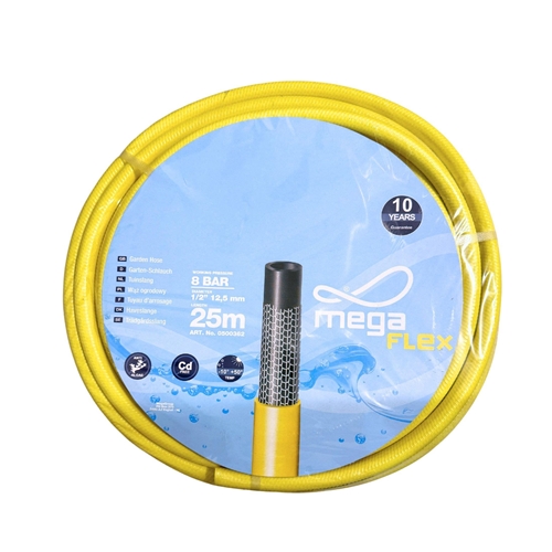 Profec Wąż PVC 12,5 mm 8bar żółty 25m typ Megaflex