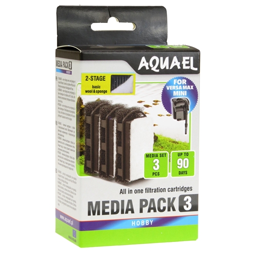 Aquael Wkład Gąbkowy FZN MINI STANDARD 3 szt.