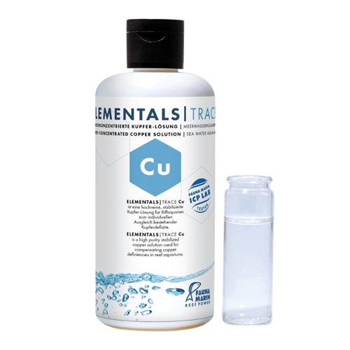 Fauna Marin Elementals Trace Cu Copper 250 ml