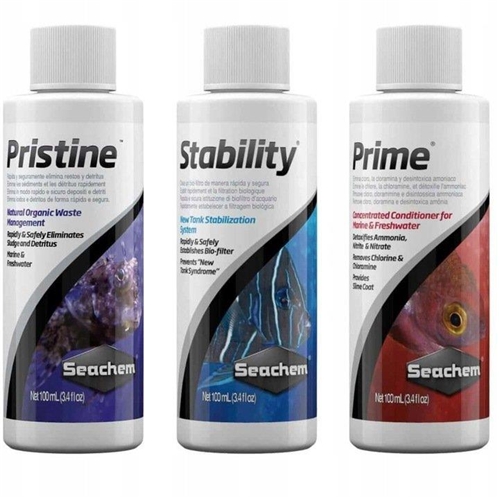 Zestaw Seachem - Prime Stability Pristine 3x100ml